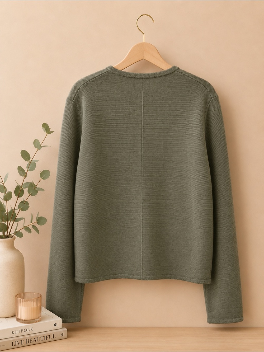 Abercrombie & Fitch Olive Green Button-Front Knit women Cardigan- ✨✨ - Picture 3 of 4